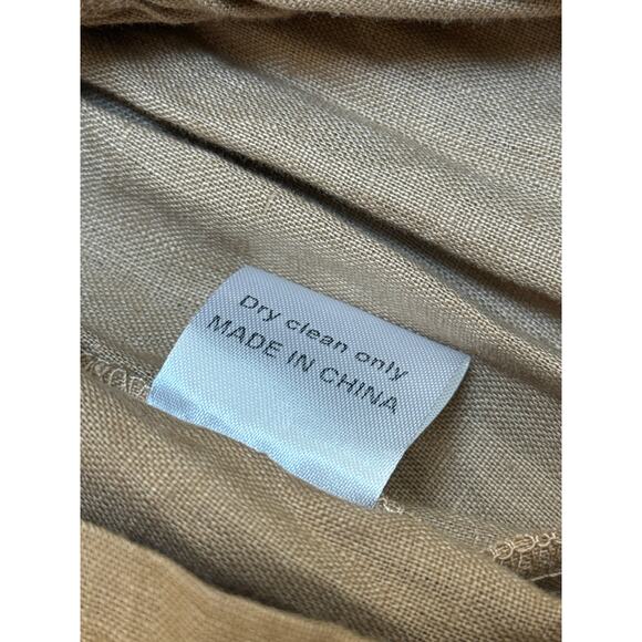 (M)‎ $395 Karina Grimaldi Saraswati Mini Dress 100% Linen - Picture 7 of 8